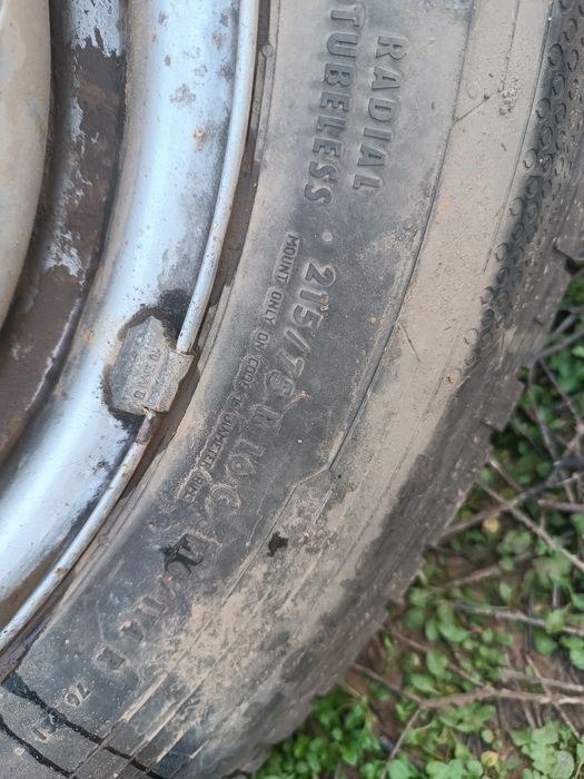 Janta fiat Ducato Peugeot boxer Citroen jumper 215 75 r16c