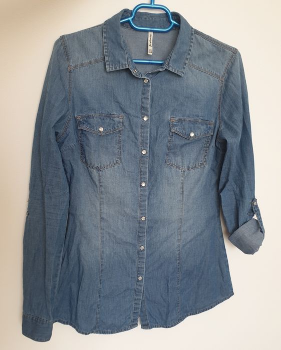 Cămașă denim Stradivarius marimea S