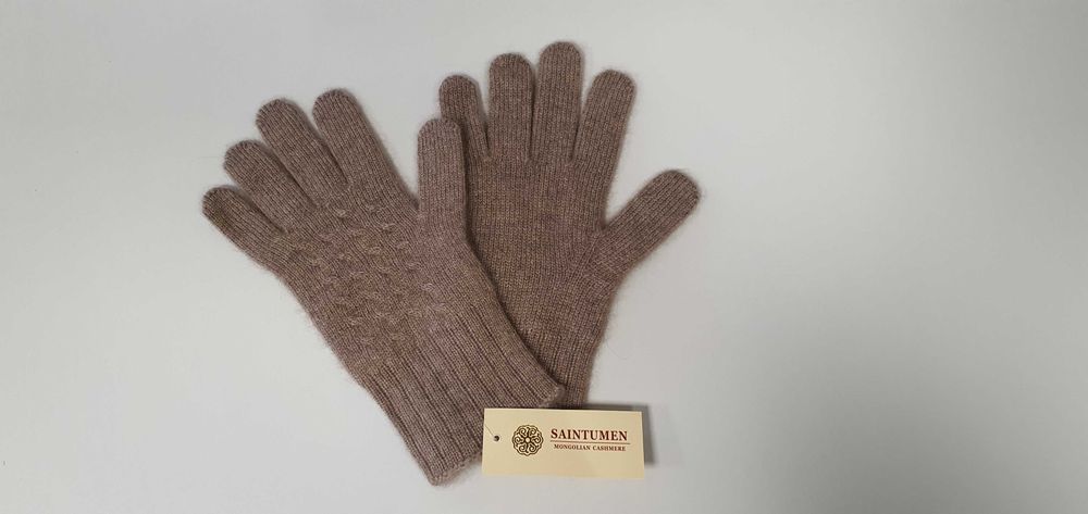 100% монголски кашмир и вълна от як, шапка, шал и ръкавици