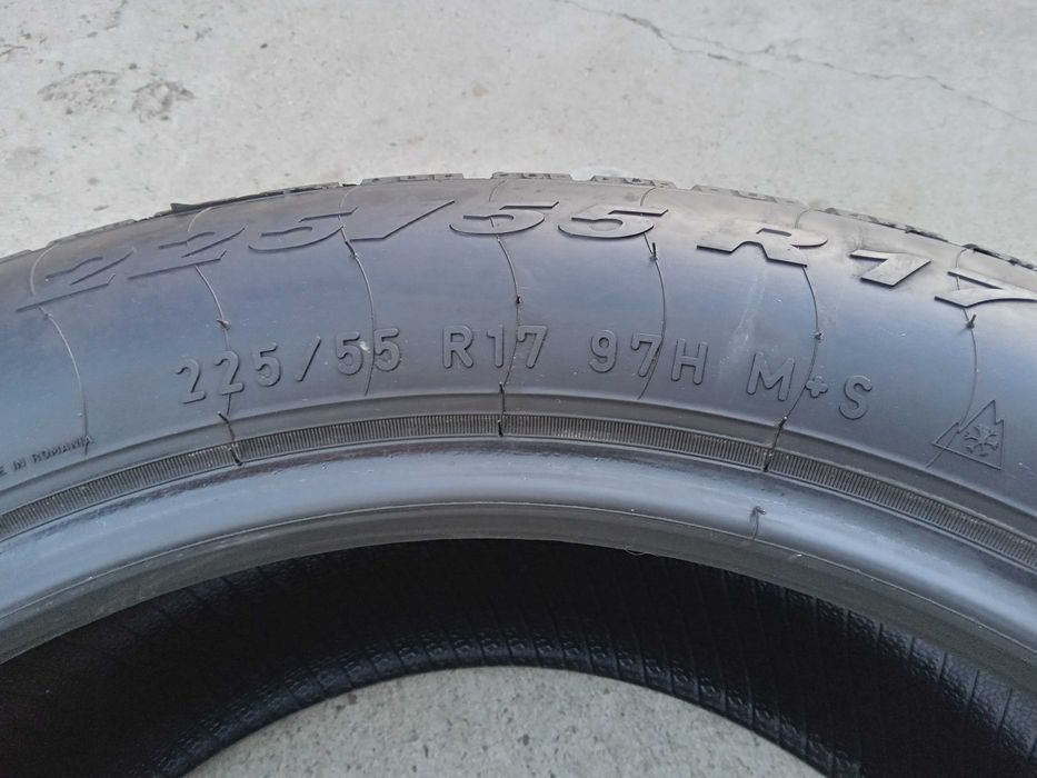 O anvelopa iarna 225 55 17 pirelli sottozero 2 run flat profil 7,5 mm