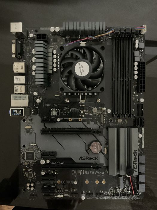 Дънна платка Asrock B450 pro4
