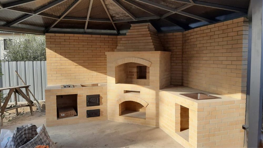 Зона барбекю комплекс