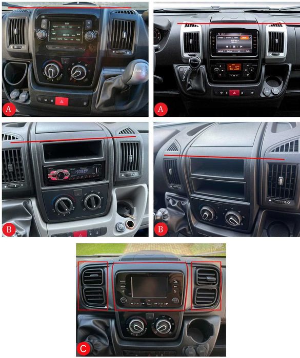 FIATDucato,CITROENJumper,PEUGEOTBoxer 9"/12,3" 07/21 Андроид Навигация