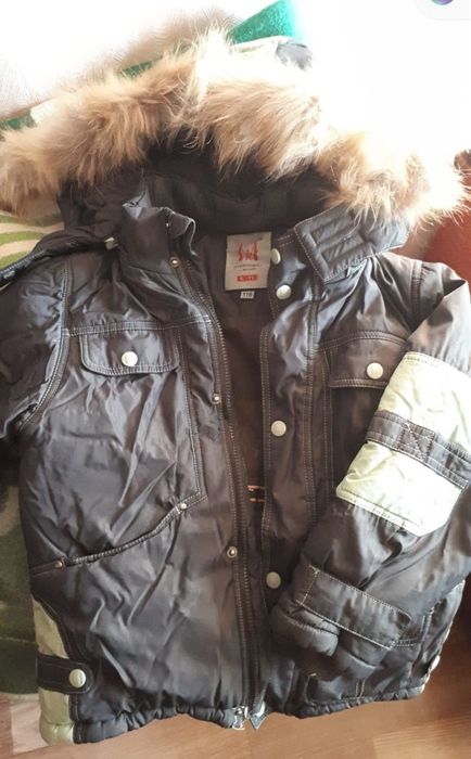 Пуховик на мальчика на 5 лет (116-р)