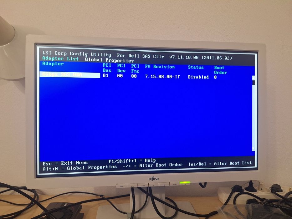 Dell G164P 12DNW Dual Port SAS 6Gbps H și cablu SFF8088