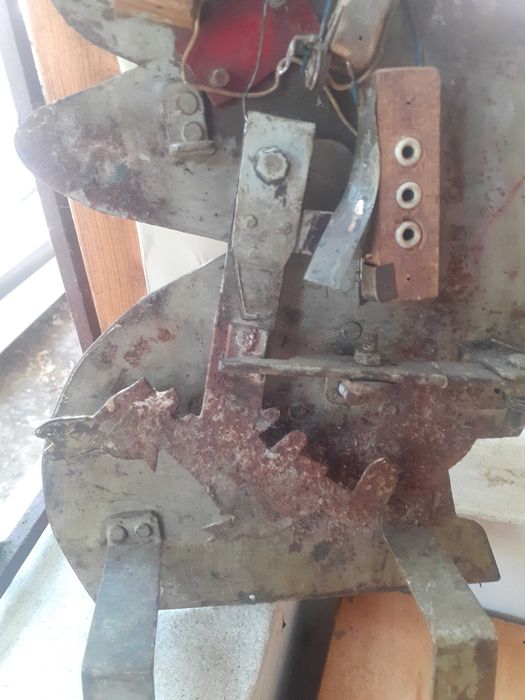 Стара бълг.метална мишена играчка от стрелбище Ну Погоди