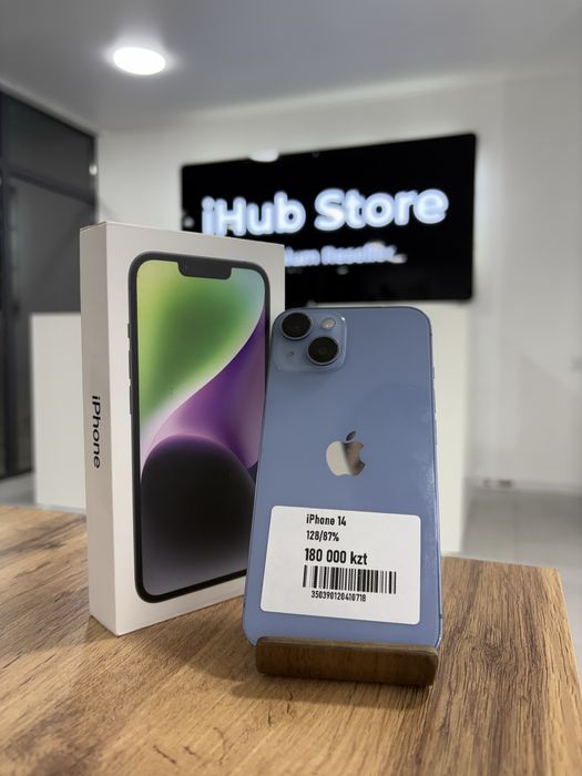 iPhone 14 • 128GB / 87% Blue Айфон 14 • 128гб / 87% Синий