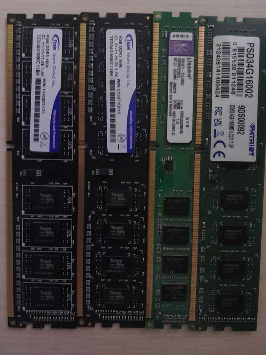 Оперативная память DDR3 4Gb 1600MHz для ПК