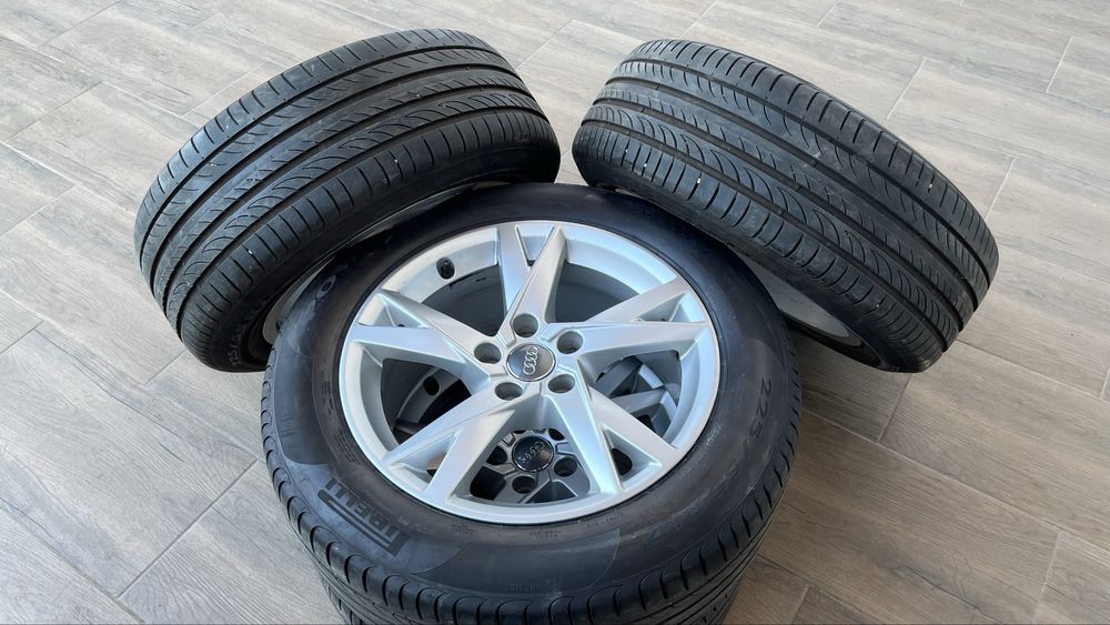 Jante Audi R17 Anvelope 2024 vară/Roți Audi A4(B8,B9) A5 A6 Q5 Pirelli