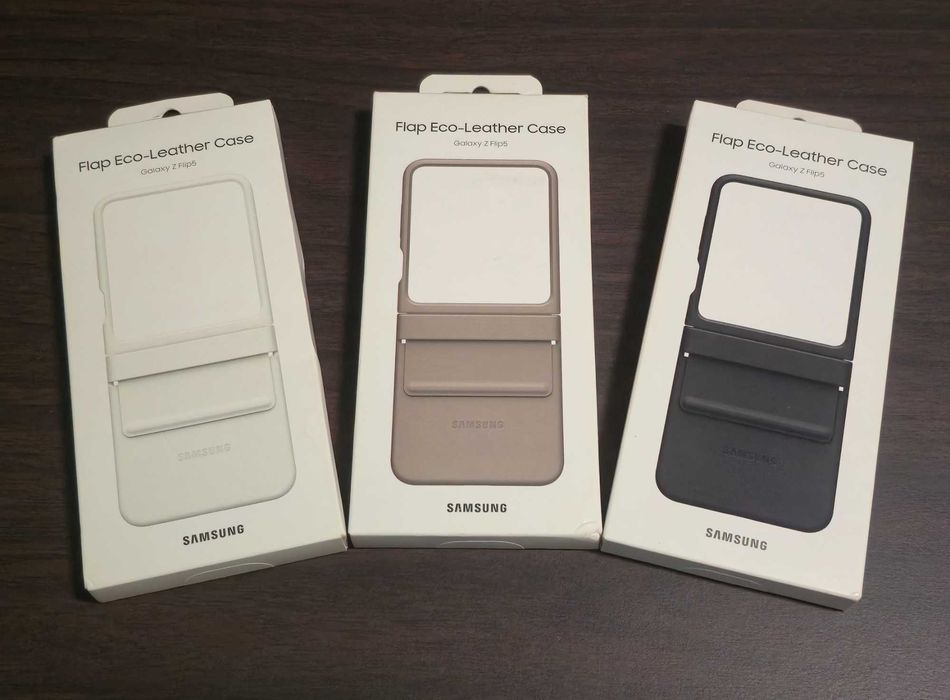 Husa piele originala Samsung Flap Eco-Leather Case Galaxy Z Flip 5 F731