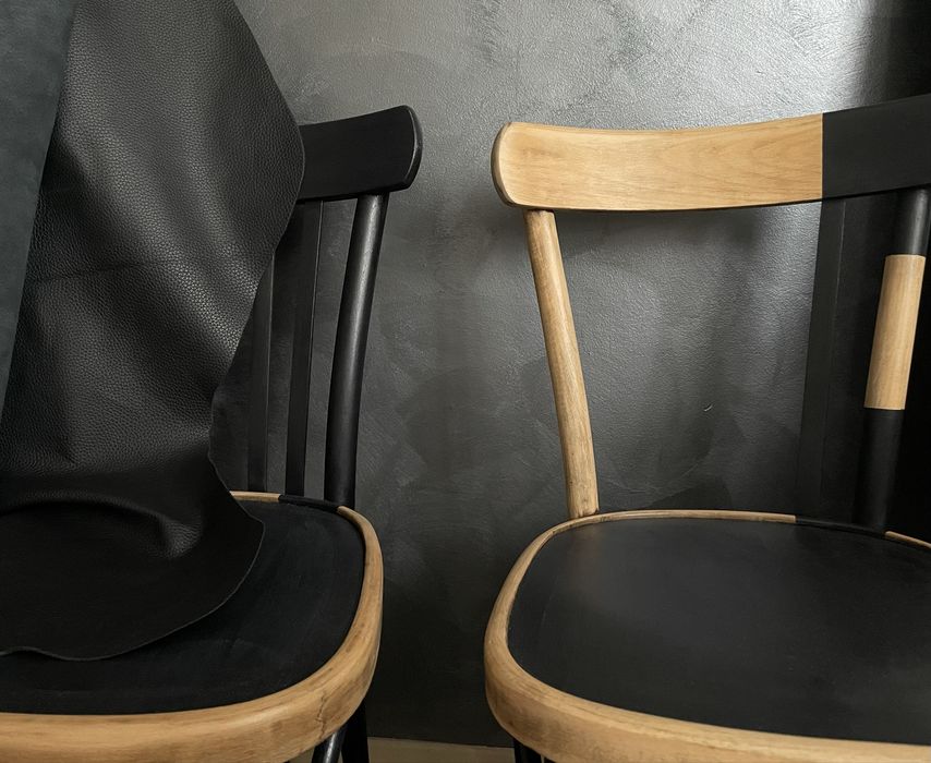 Пресътворени Столове тип виенски тонет, антикварни