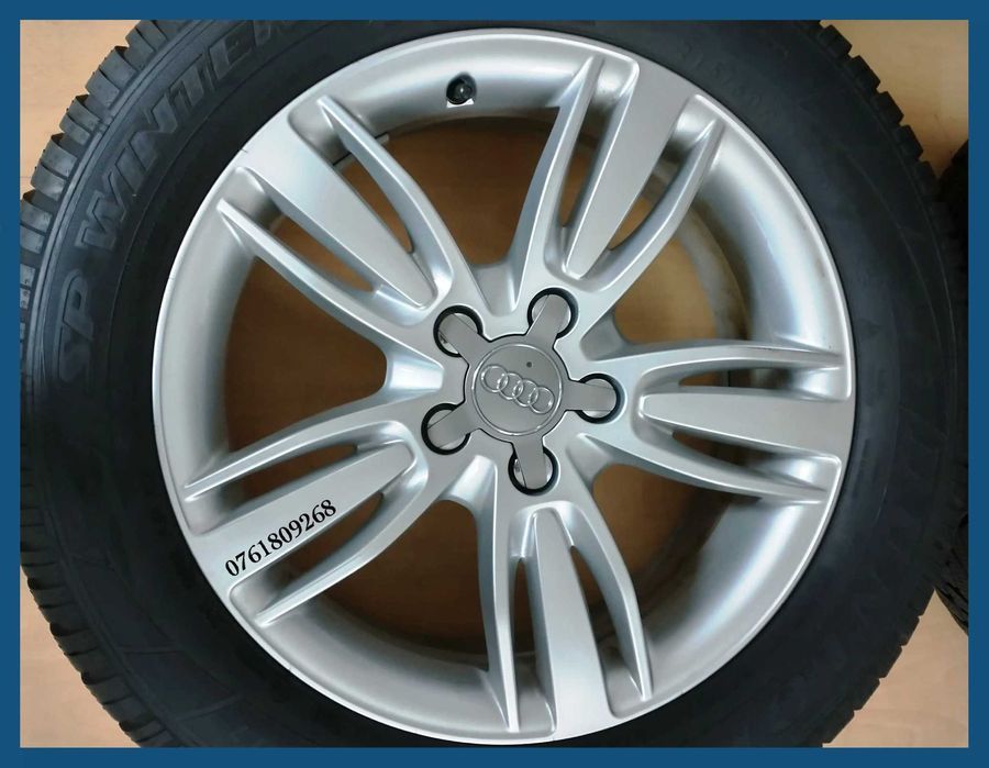 Set 4 capace 135mm 8R0601165 jante aliaj Audi A4 A5 A6 A7 8 Q3 Q5 Q7