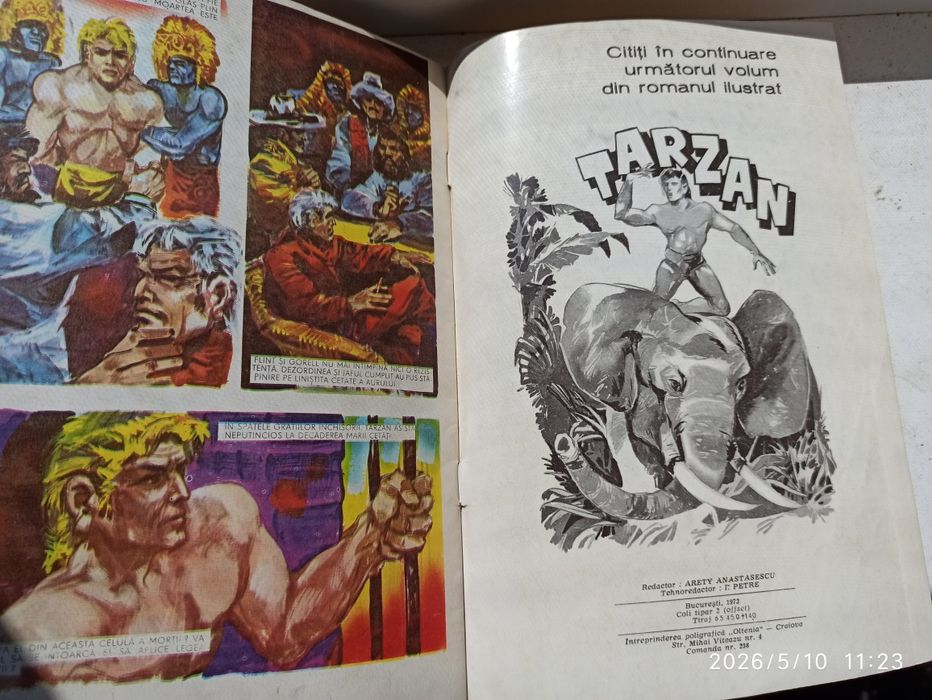 carte Benzi Desenate 1973 -TARZAN