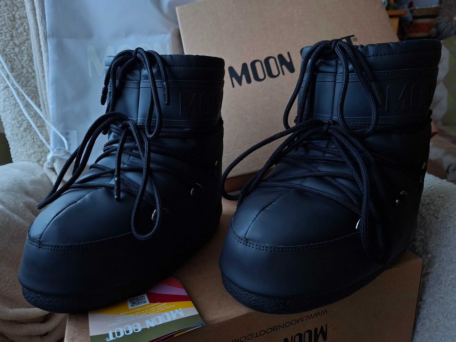 Moon boot black original черни