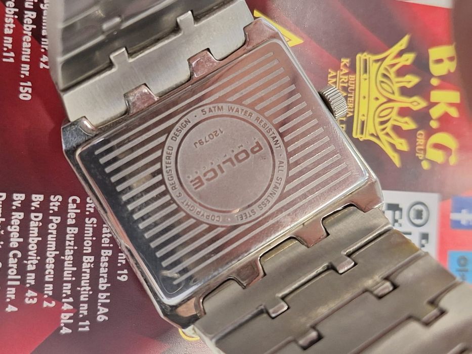 Ceas Police 12079J Amanet BKG