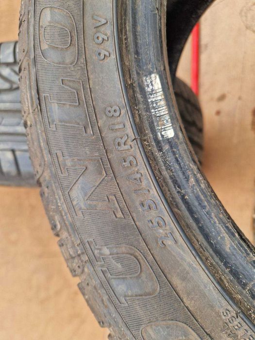 2 Dunlop R18 255/45 Летни гуми  DOT0922