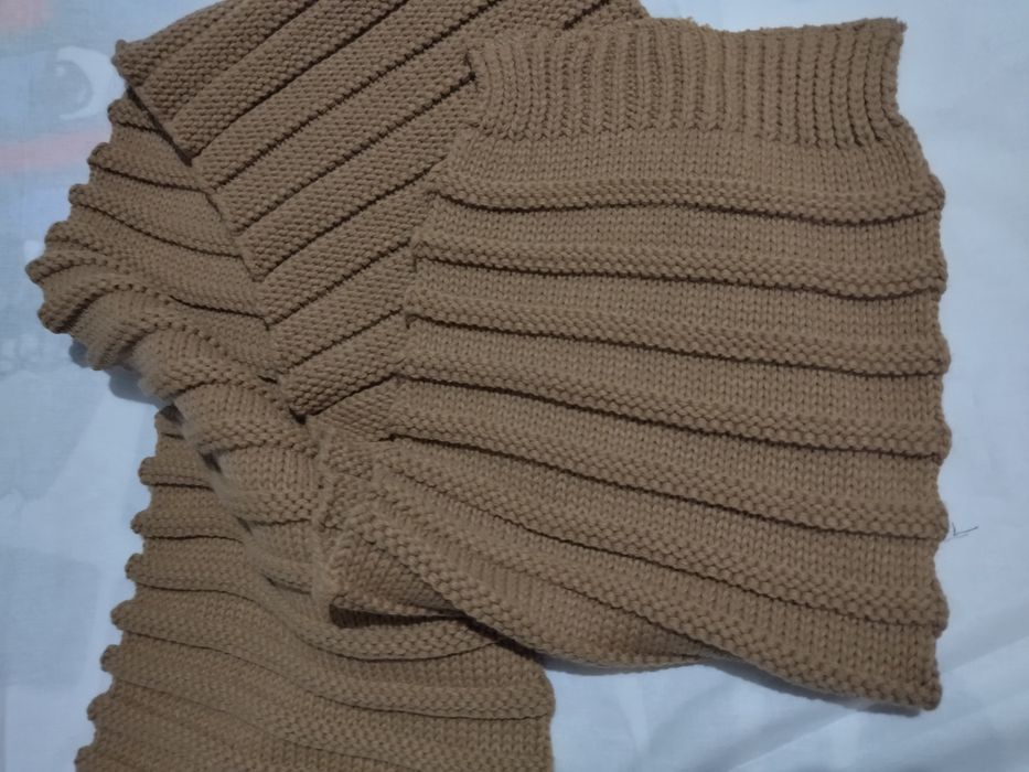 Теплый шарф на зиму