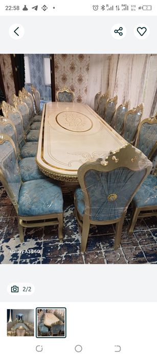 Стол стуллар сехдан