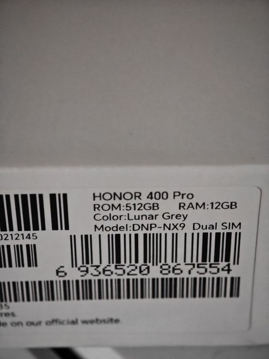 Honor 400 pro 5g sigilat!