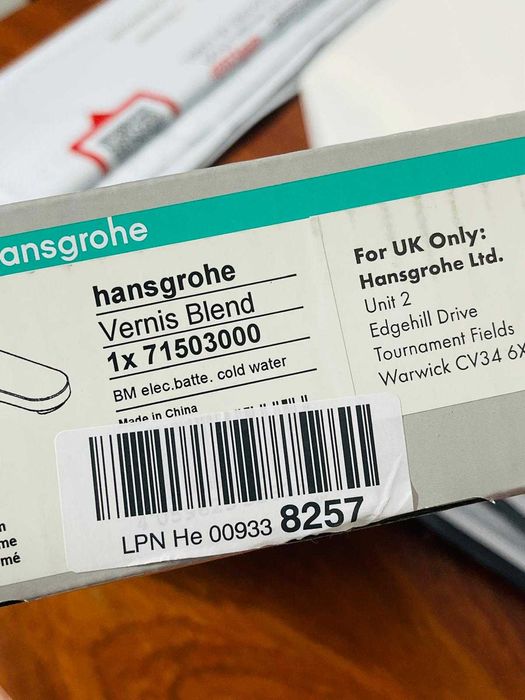 hansgrohe Vernis Blend 71503000 Baterie electronică pentru chiuvetă