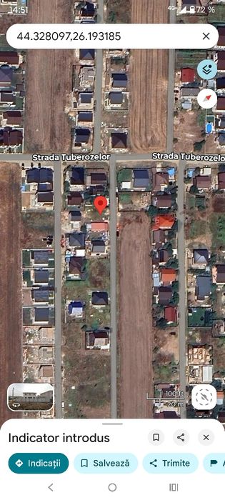 Inchiriez teren 285 mp, curent si gaz in fata lotului