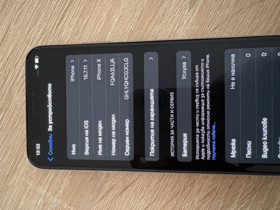 Iphone X 64GB и Xiaomo Hyper OS 12 128GB