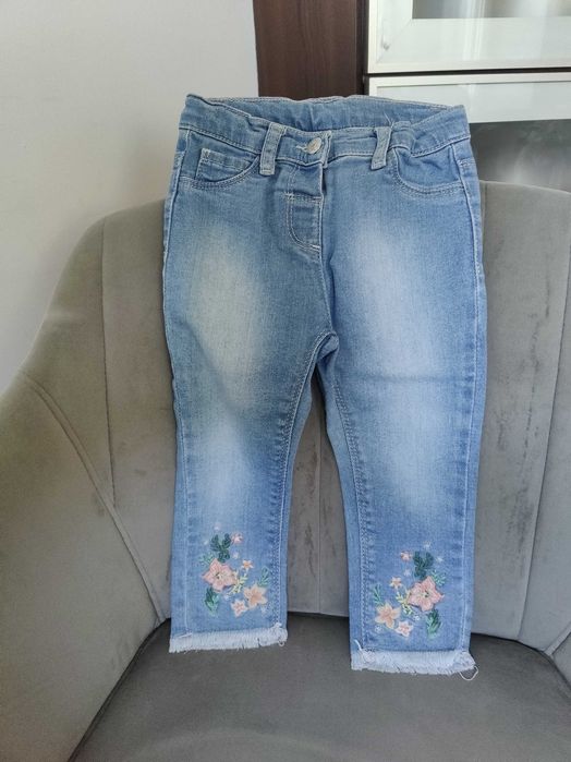 Дънки за момиченце 12-18 месеца