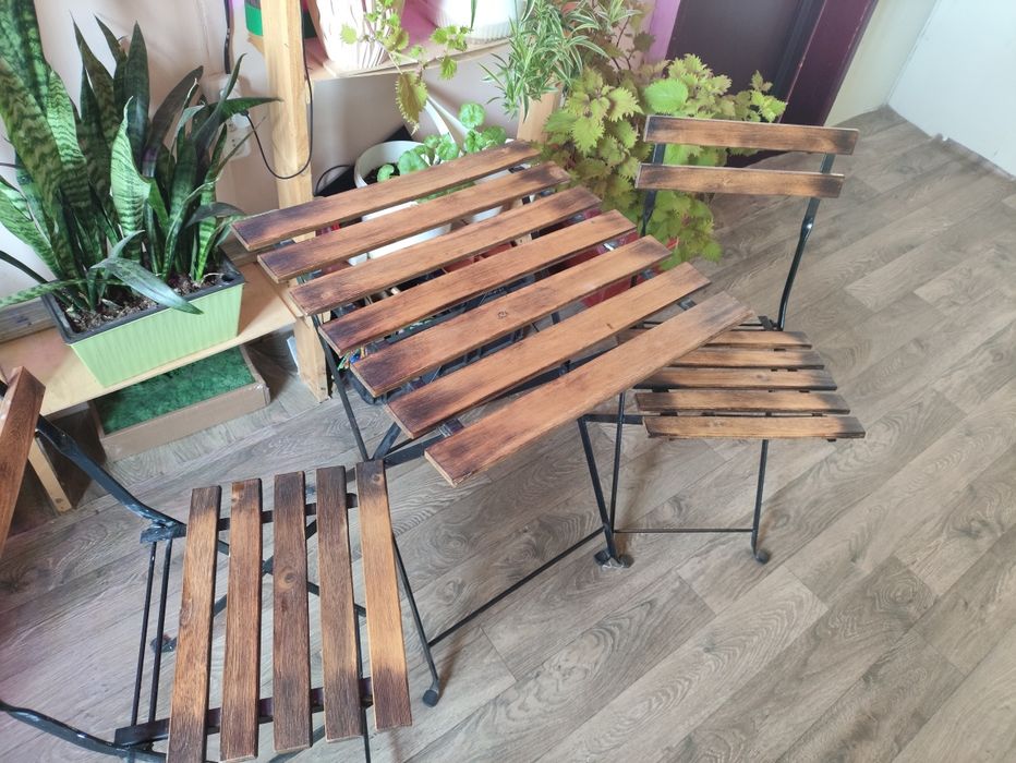 Столик  2 стула для сада, улицы