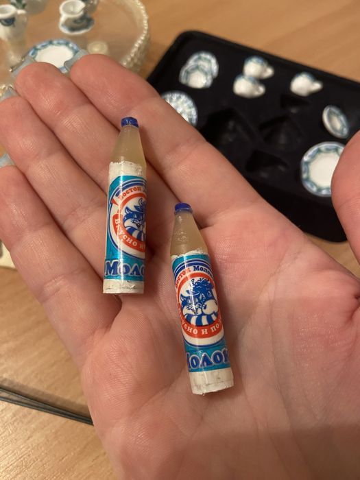 Посуда для барби 1:12