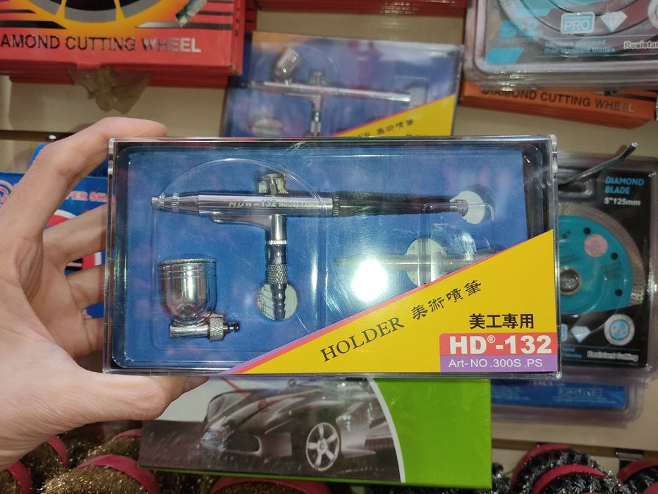 Аэрограф распылитель краски пульверизатор краскопульт airbrush айрогрф