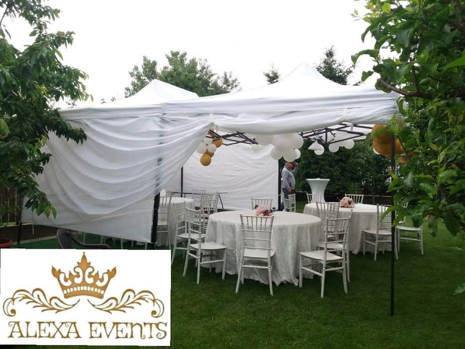 Inchiriez Cort Corturi Pavilioane Nunta Botez Majorat Mese de Cocktail