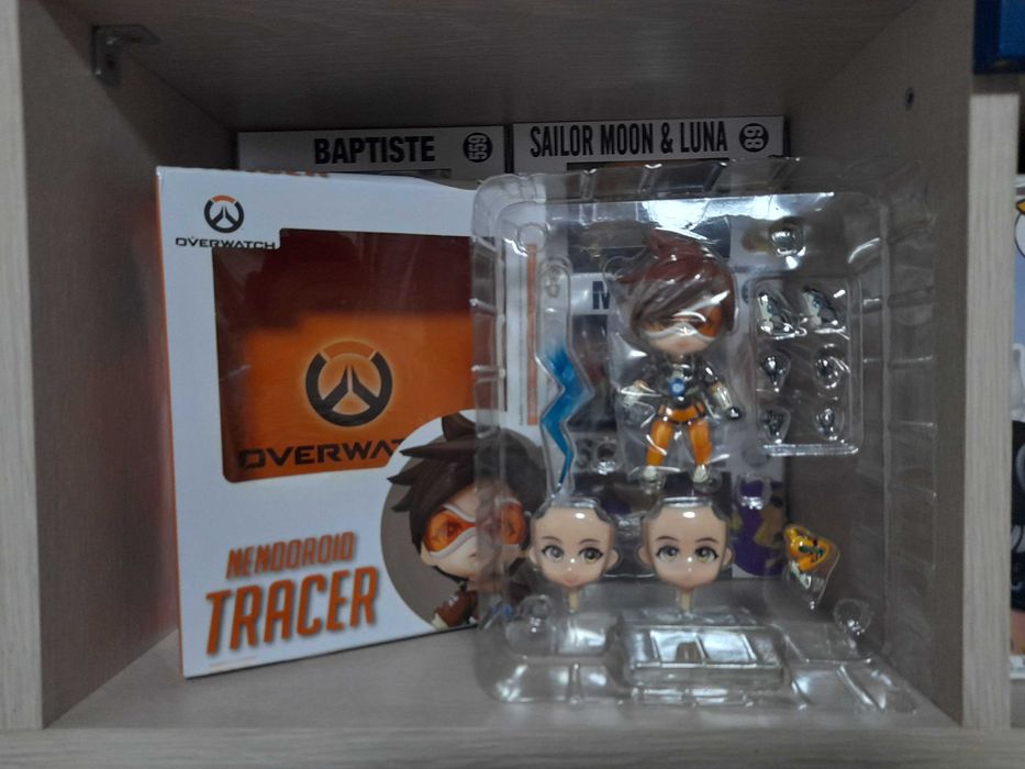 Figurina Articulata Overwatch Joc - Tracer, Cutie, Accesorii