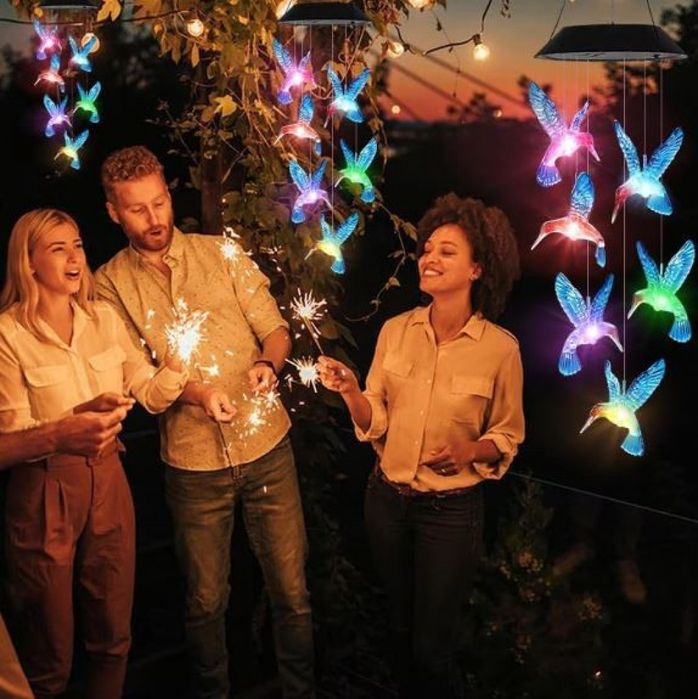 Соларна лампа Колибри Декорация