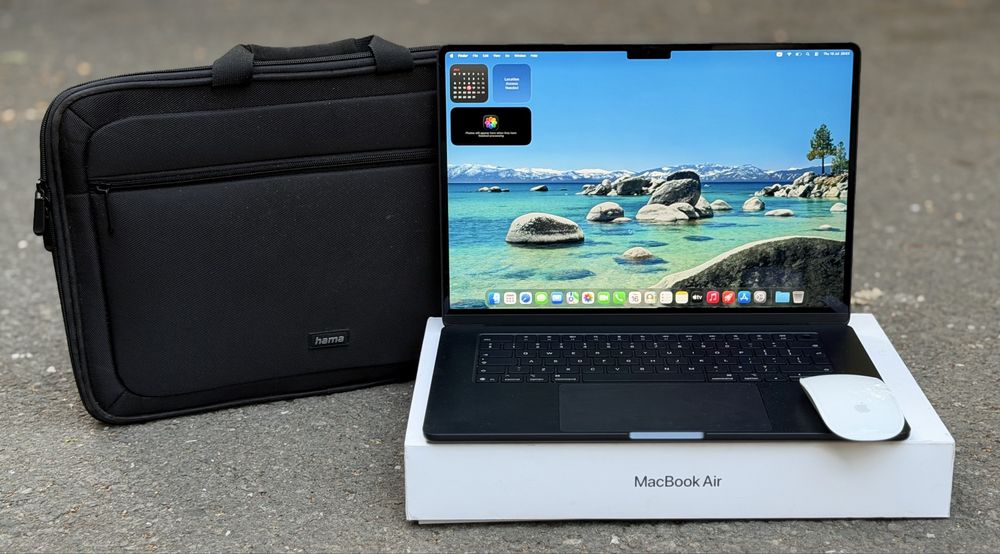 ГАРАНЦИОНЕН!!! Apple MACBOOK AIR 15” M5, 16GB RAM, 512GB SSD, Midnight + Apple Magic mouse + Чанта