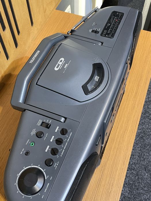 Radio casetofon cu cd boombox telefunken rc 900 cd servisat functional
