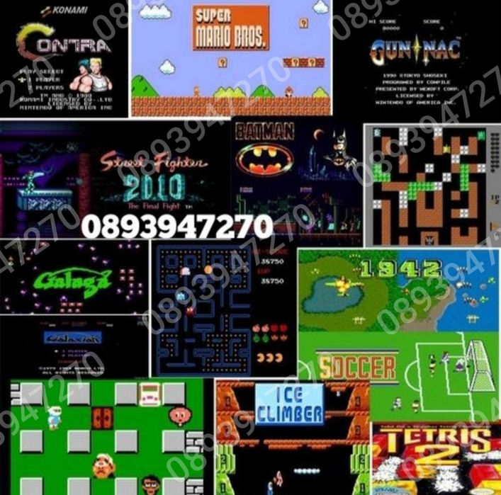 Ретро Гейминг TV Конзола Телевизионна видео игра Nintendo 620 игри