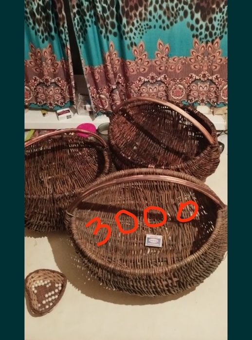 Продам плетёные корзины.