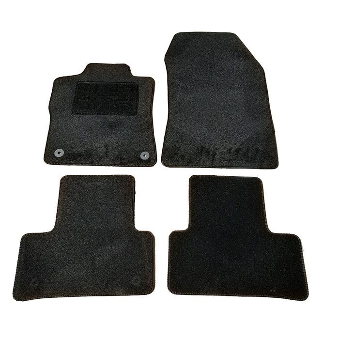 Set covorase auto din mocheta Peugeot 308 Hatchback 5 Locuri, 2021-, Negru, 4 Buc