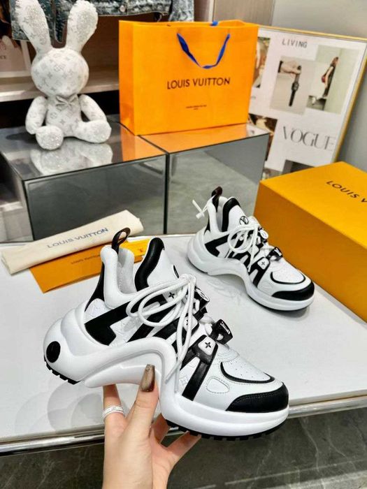 Louis Vuitton Adidasi Pantofi de sport tenisi, piele naturala 012709
