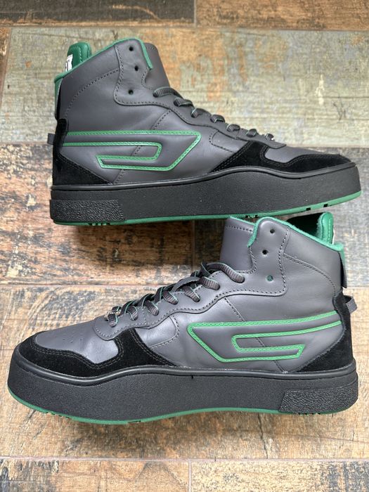Diesel S-Ukiyo Mid X ( asphalt/verdant green ) sneakers inalt