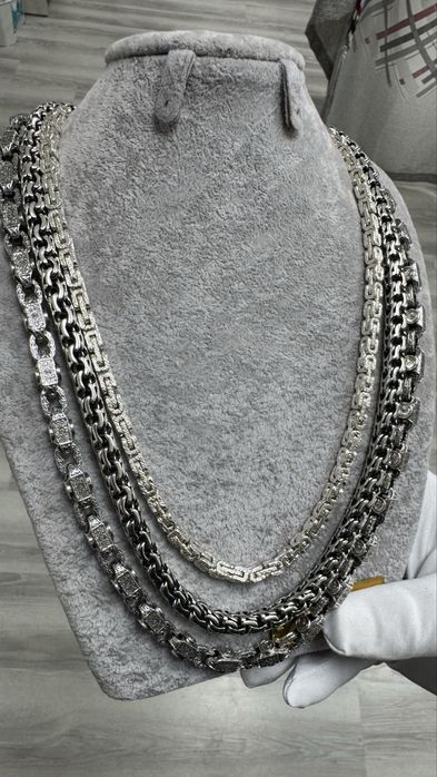 Цепи и браслеты из серебра