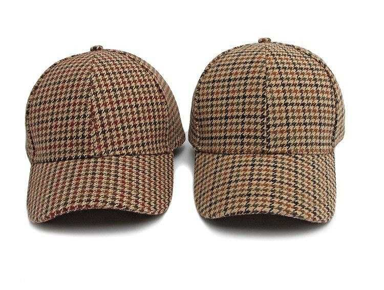 Стильные мужские кепки в клетку