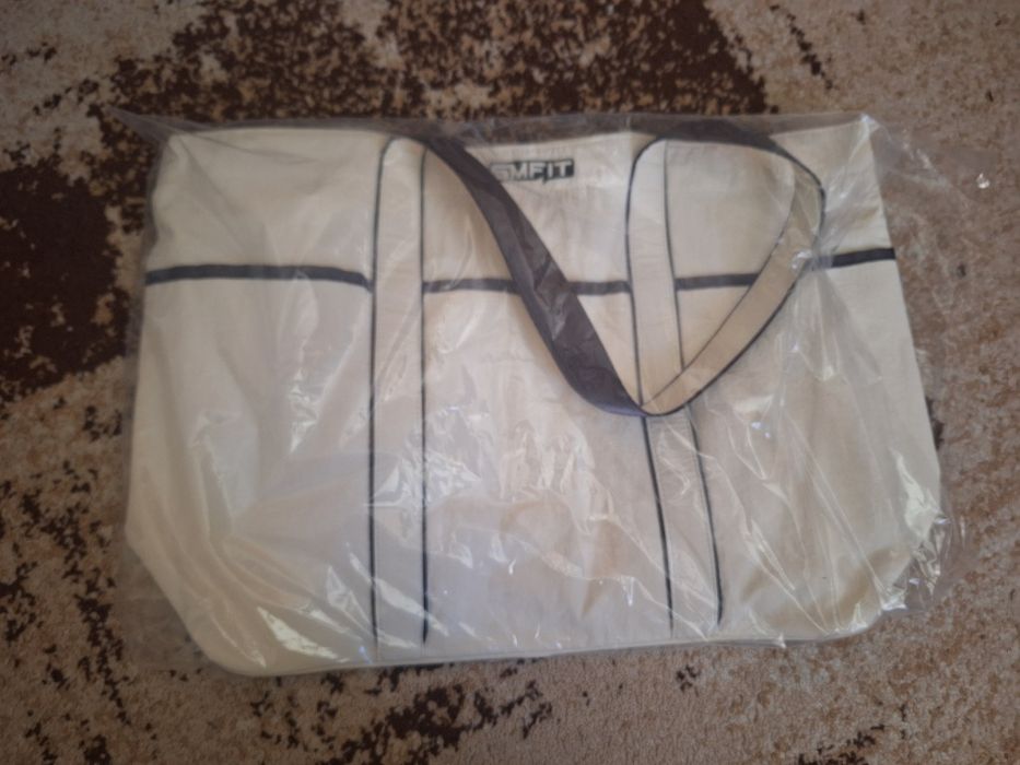 Сак и бяла чанта Sm fit НОВИ