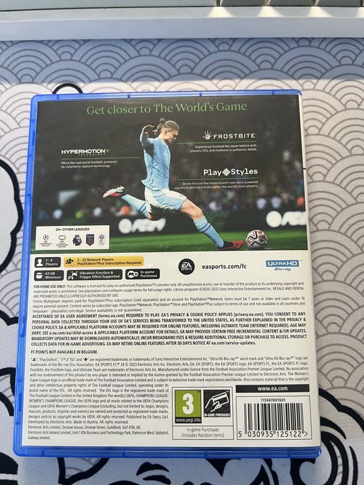 EA FC 24 диск PS5