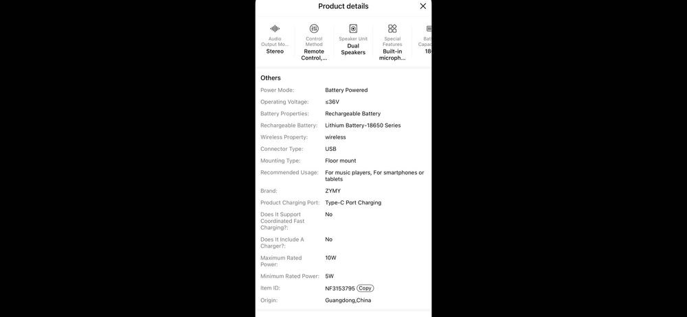 Преносима караоке колона  2х6.5 инча