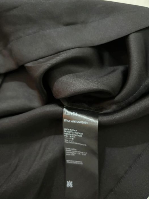 AMIRI camasa de matase