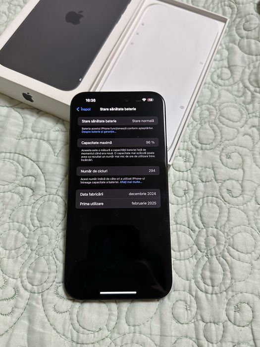 iPhone 16 PLUS - În garanție