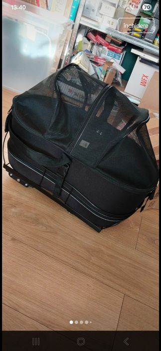 Geanta montabila pentru căței pe bicicleta  este noua și nu a fost nic