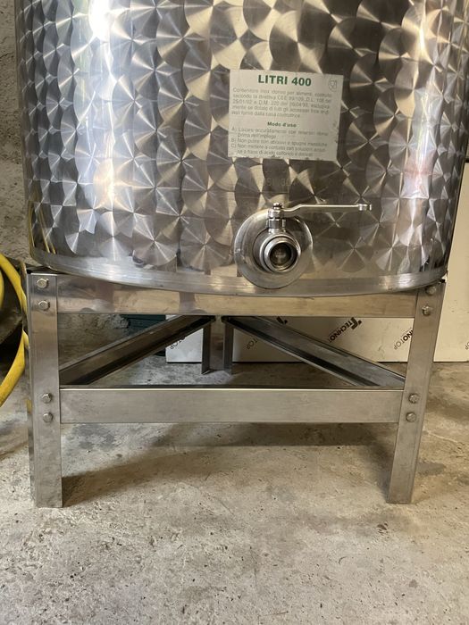 Butoi inox 400l