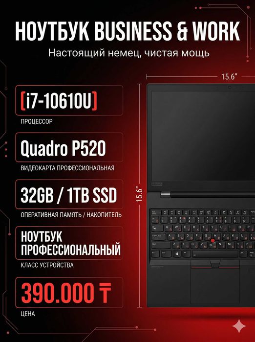 Ноутбук ThinkPad P15s